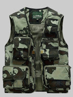 Lightweight Outdoor Utility Vest with Multiple Pockets – Breathable Design for Field Use