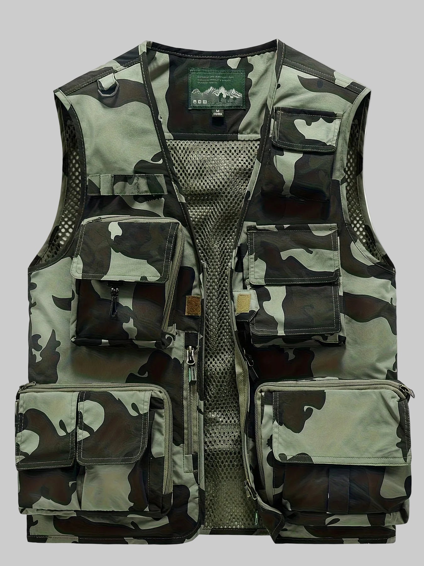 Lightweight Outdoor Utility Vest with Multiple Pockets – Breathable Design for Field Use