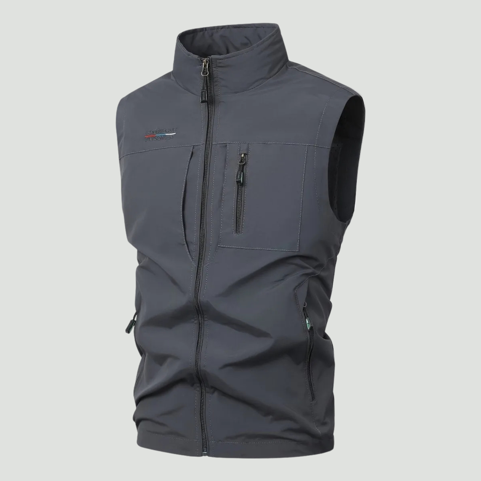 Lightweight Multi-Pocket Outdoor Gilet – Quick-Dry Layer for Active Use