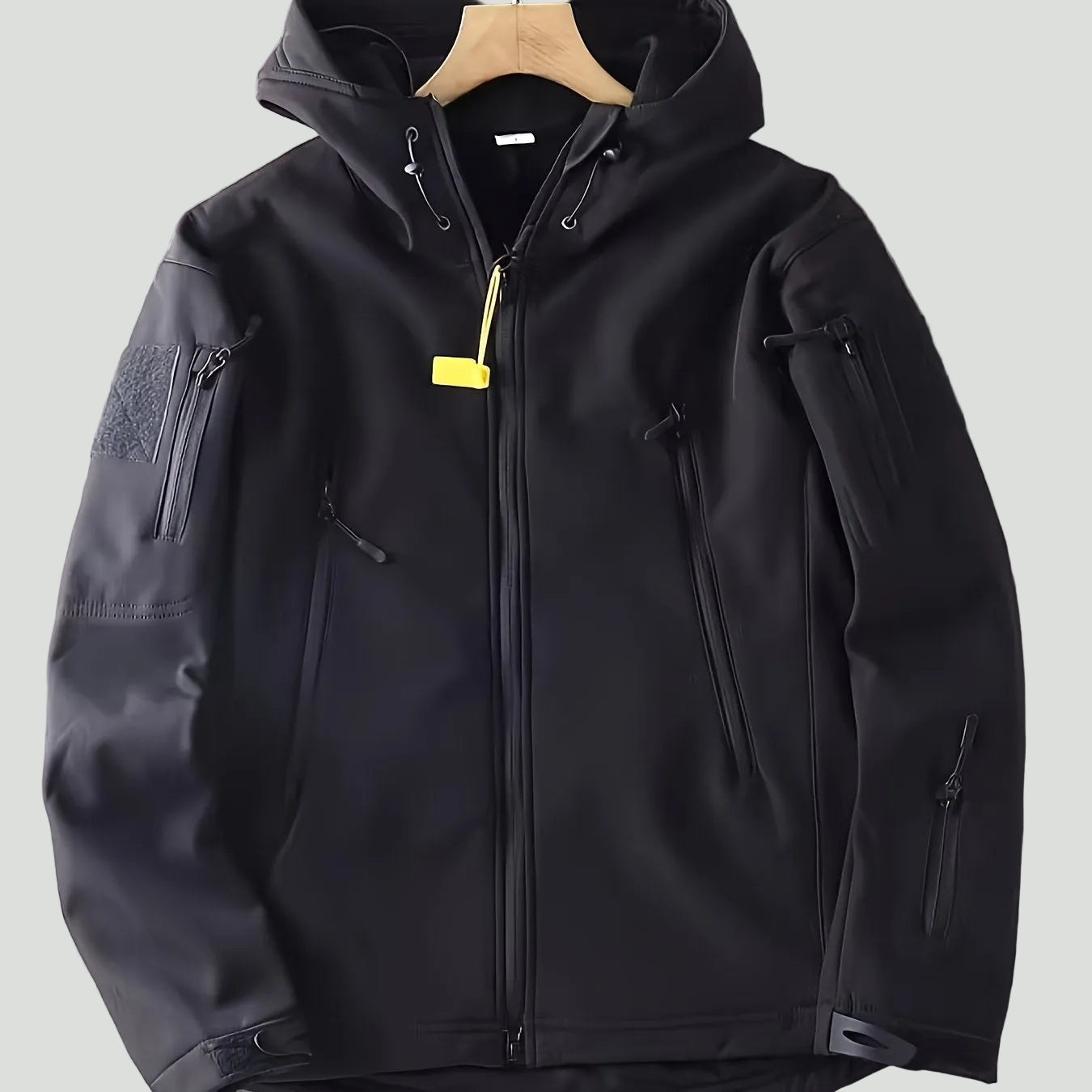 Men’s Hooded Outdoor Jacket – Lightweight Zip-Up Layer for Active Use