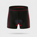 Men's Padded Cycling Undershorts - 5D Gel Pad Support - Breathable Cycling Underwear
