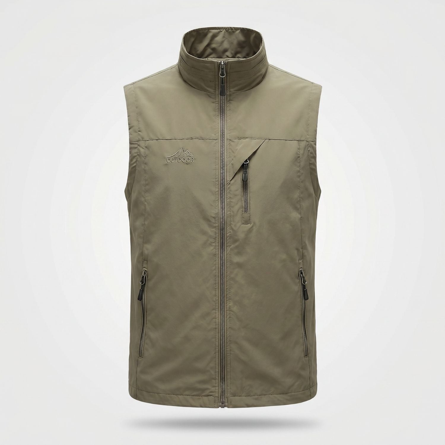 Lightweight Breathable Hiking Gilet – Multi-Pocket Outdoor Layer