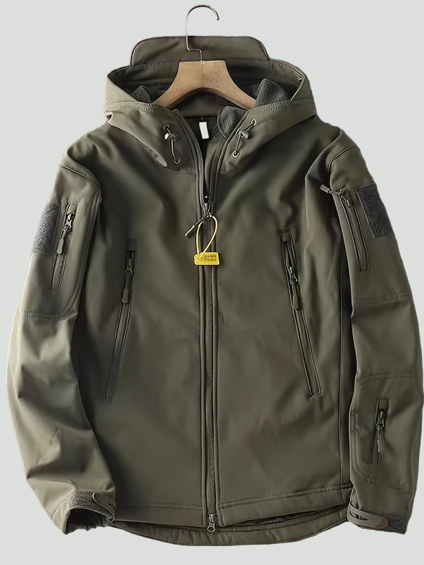 Men’s Hooded Outdoor Jacket – Lightweight Zip-Up Layer for Active Use