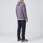 Men's windbreaker in Deep Purple, side view