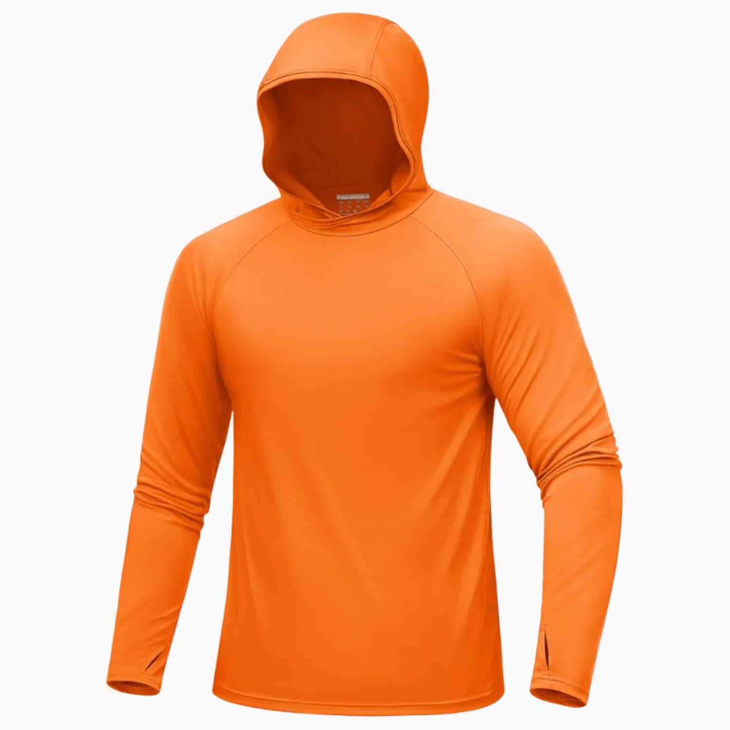 Men's UPF 50+ Sun Hoodie – Lightweight Quick-Dry Hiking & Fishing UV Top with Thumb Loops