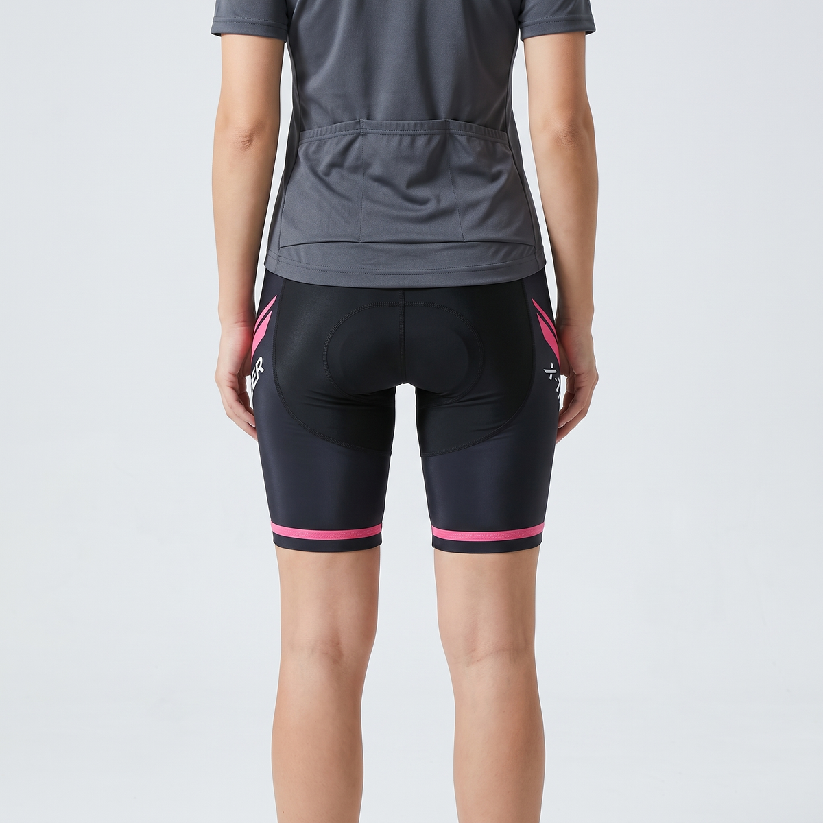Women's Cycling Shorts worn, back view