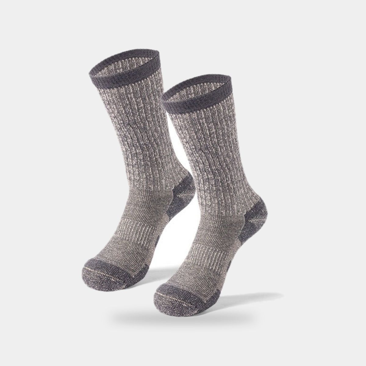 Merino wool walking socks in Grey, pair