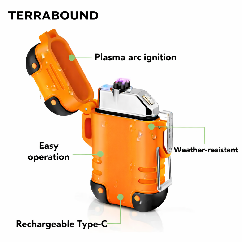 Rechargeable Arc Lighter | Waterproof & Windproof Outdoor Design