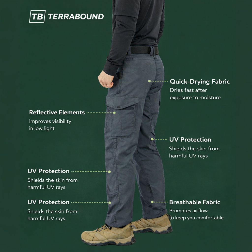 Men’s Weather-Resistant Outdoor Trousers – Durable & Practical for Outdoor Use
