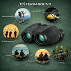 Compact binoculars – 10x magnification with 25 mm objective lenses for outdoor observation