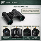 Compact 8x Binoculars – Foldable Design for Outdoor Observation