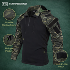 Tactical Camouflage Hoodie – Wind-Resistant Outdoor Layer