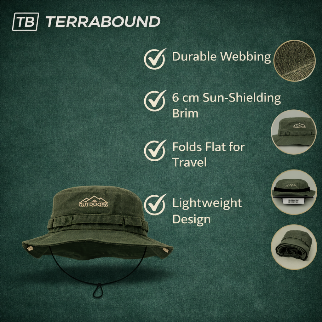 Breathable Cotton Outdoor Hat – Lightweight Sun Protection