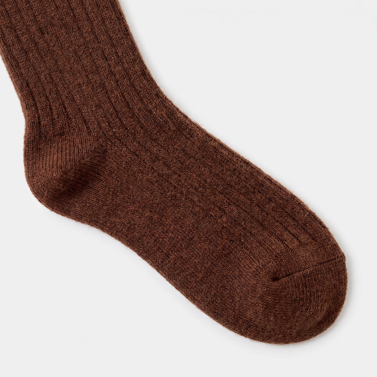 Close-up of the toe and heel