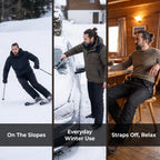 Three ways to wear terrabound. ski trousers
