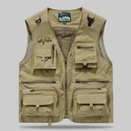 Breathable Outdoor Utility Vest with Multiple Pockets – Lightweight Mesh Design