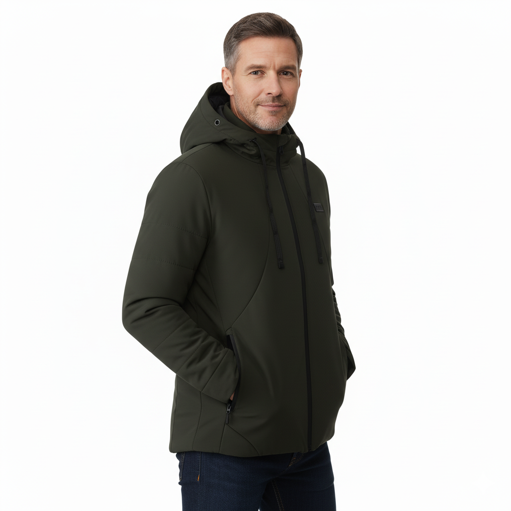 Waterproof Jacket Men | Lightweight Hooded Layer for Daily Use