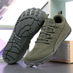 Wide-Fit Barefoot Walking Shoes – Breathable Design with Grip Outsole