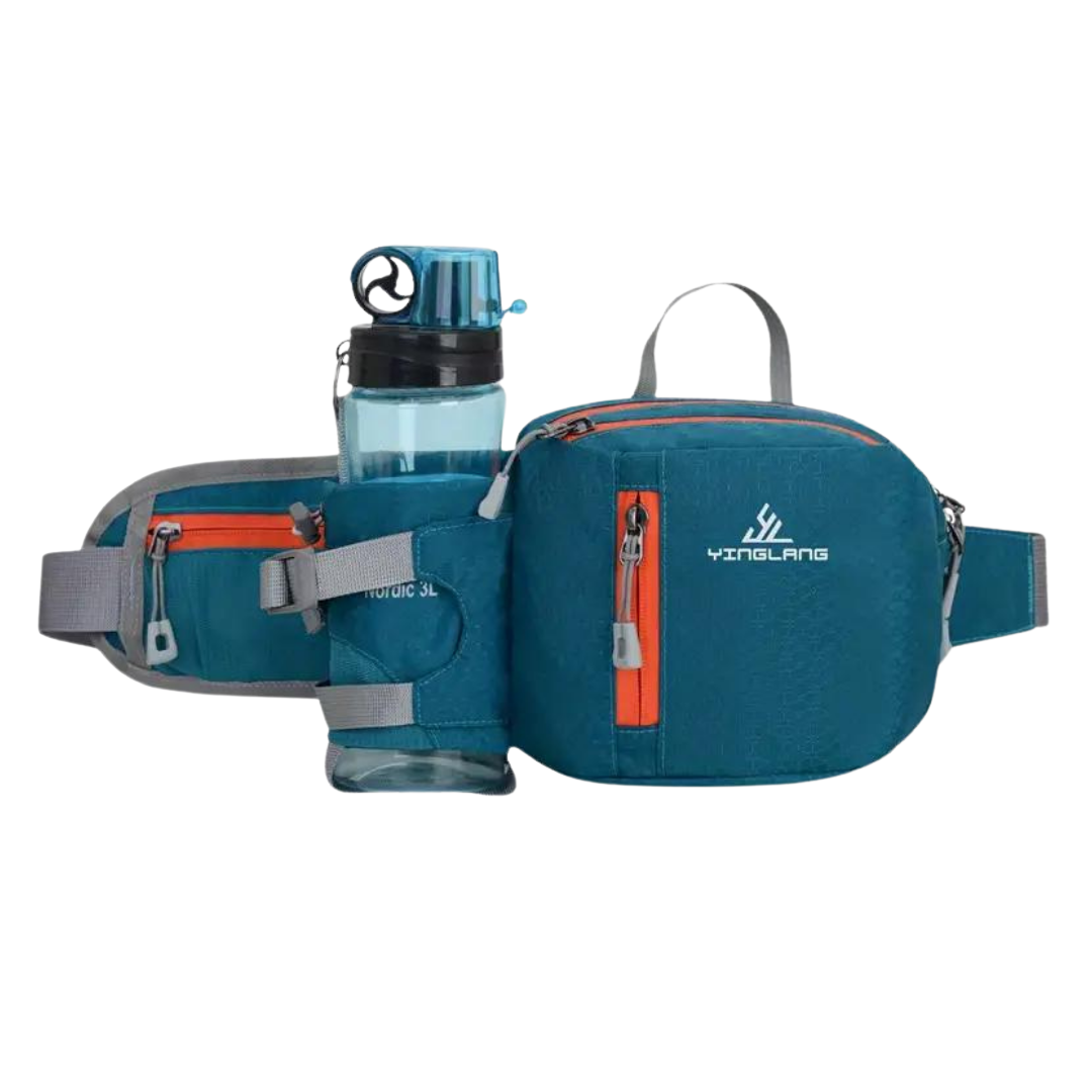 Hiking Waist Bag | Compact Carry with Bottle Holder