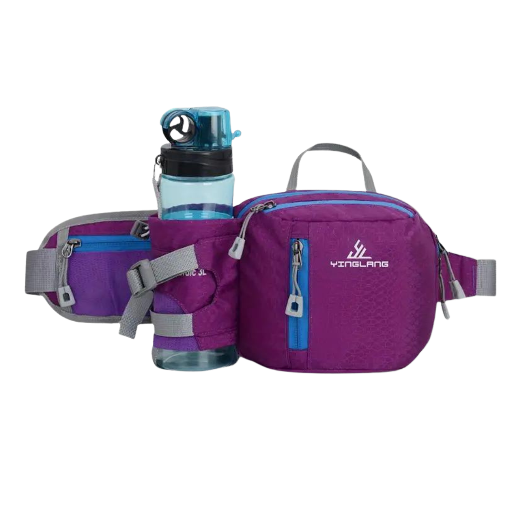 Hiking Waist Bag | Compact Carry with Bottle Holder