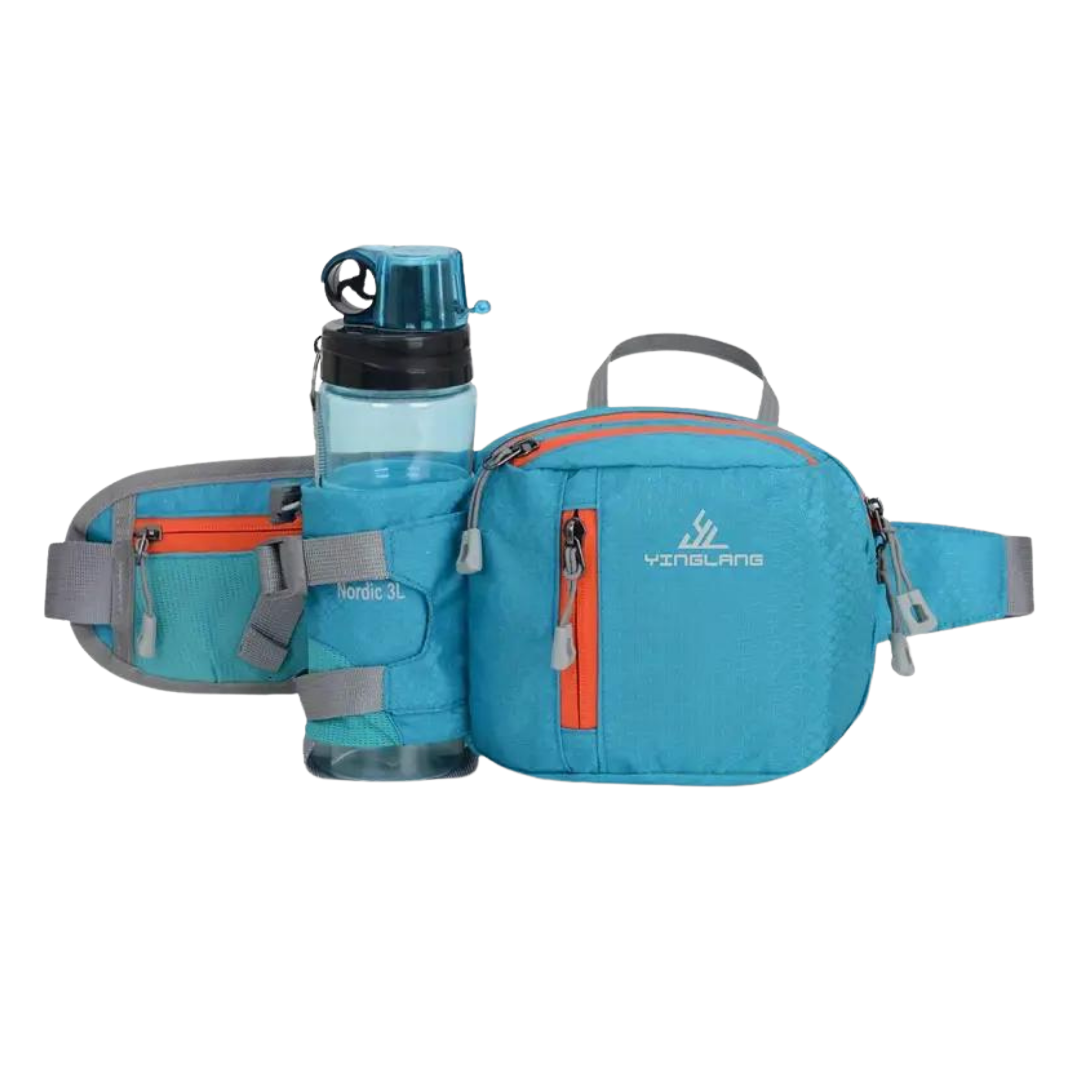 Hiking Waist Bag | Compact Carry with Bottle Holder