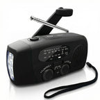 Emergency Hand Crank Radio - Solar and USB Rechargeable Weather Radio with Torch for Camping and Outdoor Use