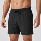 Men's swim shorts in Black - front