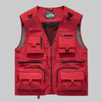 Breathable Outdoor Utility Vest with Multiple Pockets – Lightweight Mesh Design