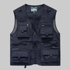 Breathable Outdoor Utility Vest with Multiple Pockets – Lightweight Mesh Design