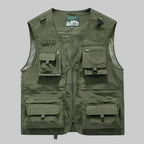 Breathable Outdoor Utility Vest with Multiple Pockets – Lightweight Mesh Design