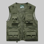 Breathable Outdoor Utility Vest with Multiple Pockets – Lightweight Mesh Design