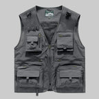 Breathable Outdoor Utility Vest with Multiple Pockets – Lightweight Mesh Design