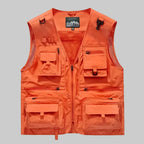 Breathable Outdoor Utility Vest with Multiple Pockets – Lightweight Mesh Design