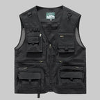Breathable Outdoor Utility Vest with Multiple Pockets – Lightweight Mesh Design