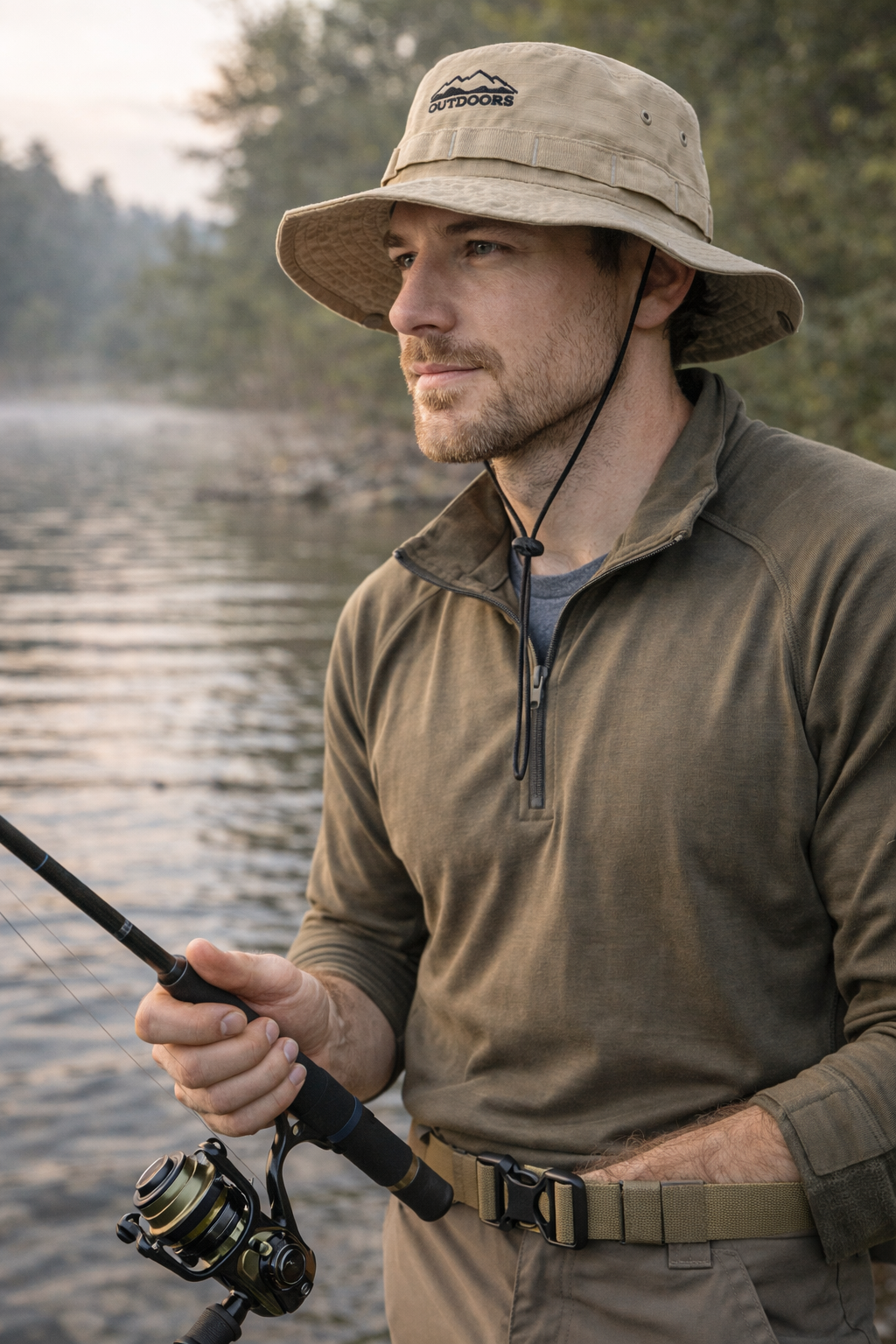 Breathable Cotton Outdoor Hat – Lightweight Sun Protection