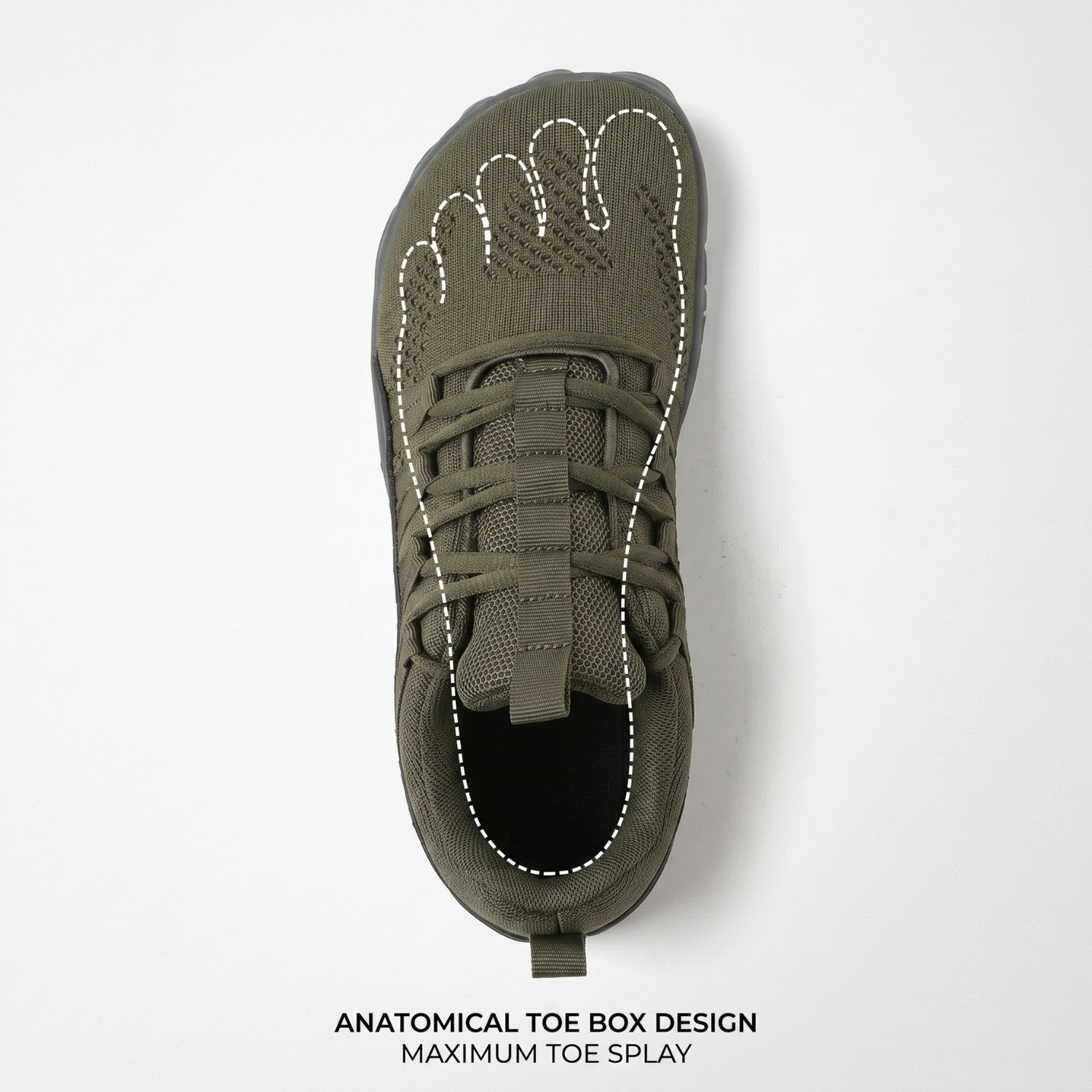 Wide-Fit Barefoot Walking Shoes – Breathable Design with Grip Outsole