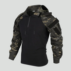 Tactical Camouflage Hoodie – Wind-Resistant Outdoor Layer