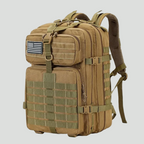 50L Tactical Rucksack - Water-Resistant Hiking and Hunting Backpack with MOLLE System