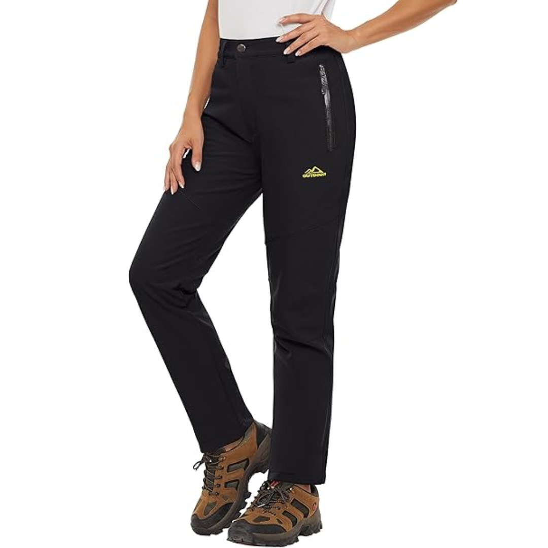 Women’s Hiking Trousers | Water-Repellent Lined Design for Cold Weather