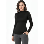 Women’s Thermal Base Layer Top | Lightweight Fleece for Cold Weather