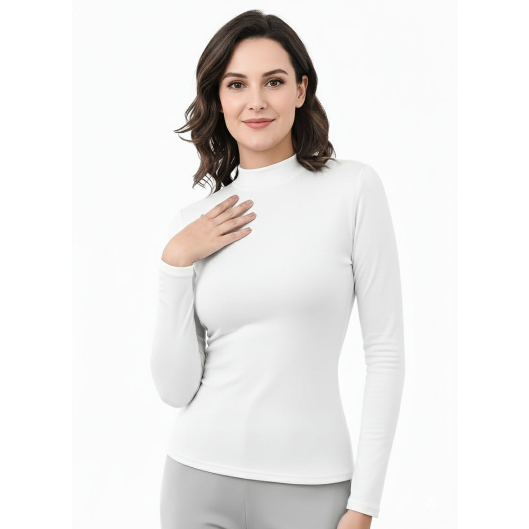 Women’s Thermal Base Layer Top | Lightweight Fleece for Cold Weather