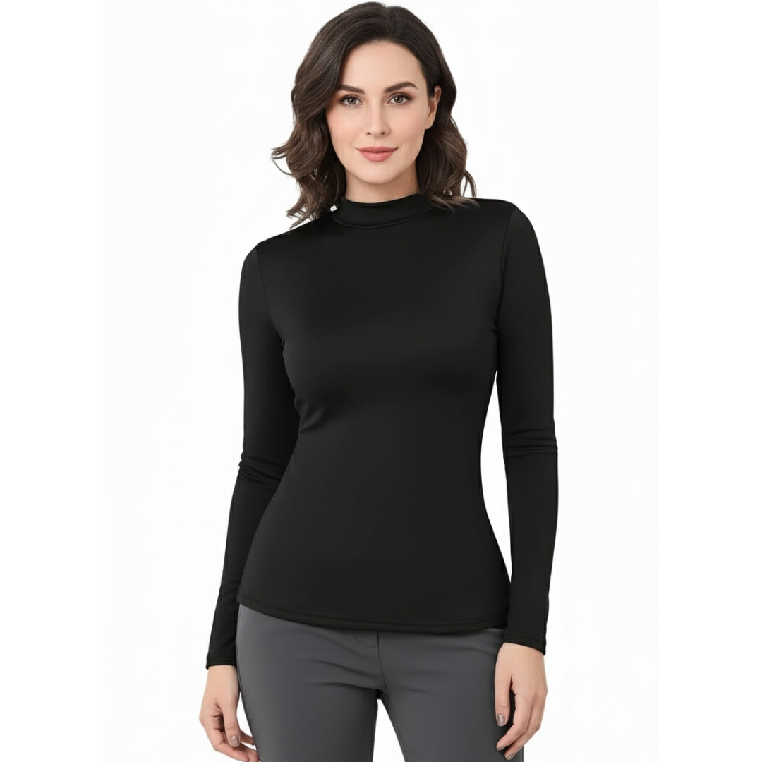 Women’s Thermal Base Layer Top | Lightweight Fleece for Cold Weather