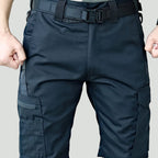 Men's Cargo Shorts - Ripstop Zip Pocket - Long Shorts, Hiking Shorts