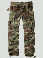 Men’s Camouflage Cargo Trousers – Multi-Pocket Outdoor Utility Design