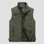 Lightweight Breathable Hiking Gilet – Multi-Pocket Outdoor Layer