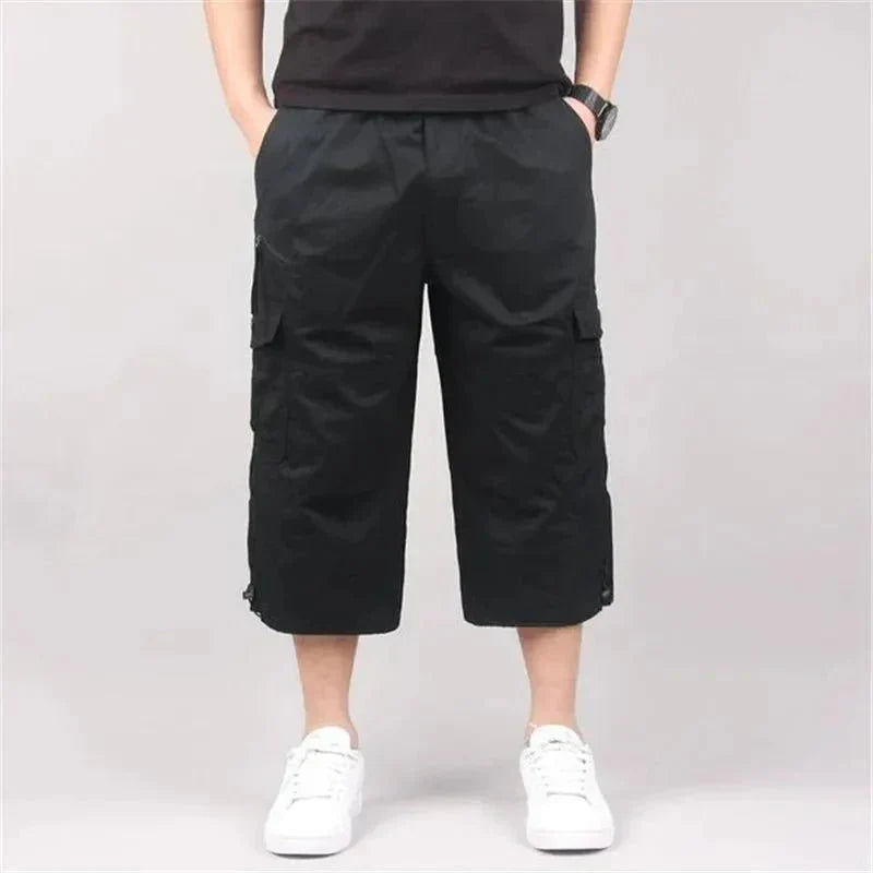 Lightweight Loose-Fit Cargo Shorts – Multi-Pocket Outdoor Wear