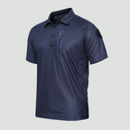 Men’s Quick-Dry Polo Shirt – Zip Pocket - Hiking & Outdoor Top