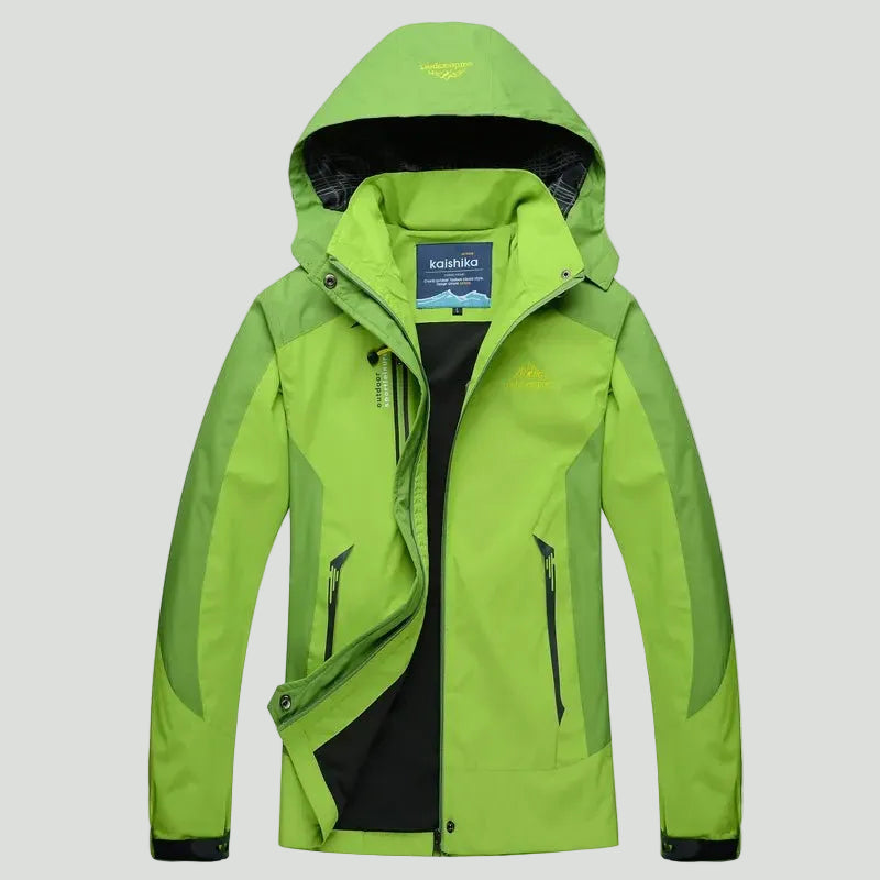 Insulated Rain Jacket – Unisex Water-Resistant Outdoor Layer for Cool Conditions