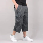 Lightweight Loose-Fit Cargo Shorts – Multi-Pocket Outdoor Wear
