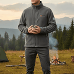 Lightweight Thermal Fleece Jacket – Breathable Mid-Layer for Outdoor Activities